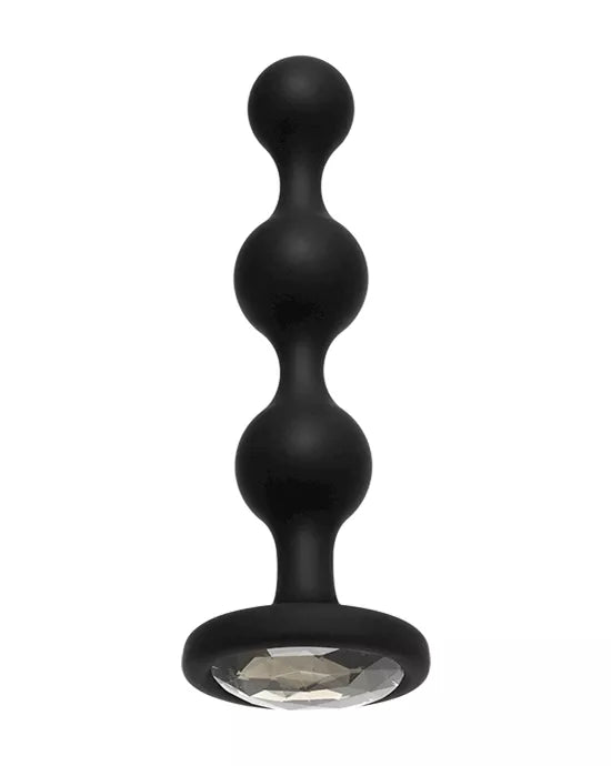 Booty Bling Jeweled Anal Bead Plug