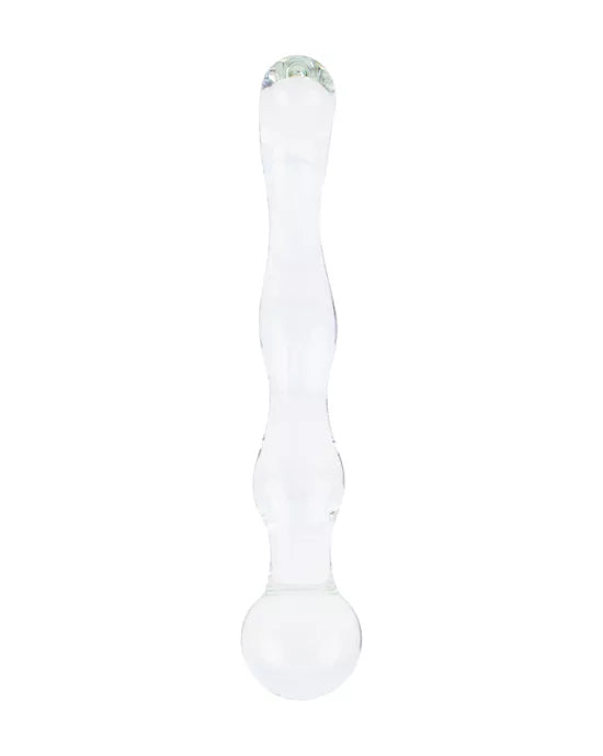 Lucent Rippled Glass Massager