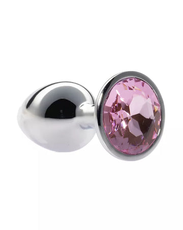 Kink Range Alloy Gem Butt Plug - 2.8 Inch