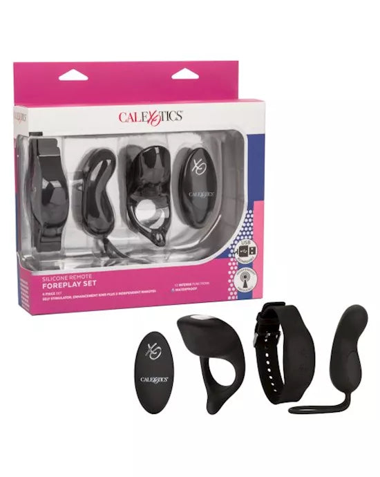 Silicone Remote Foreplay Set
