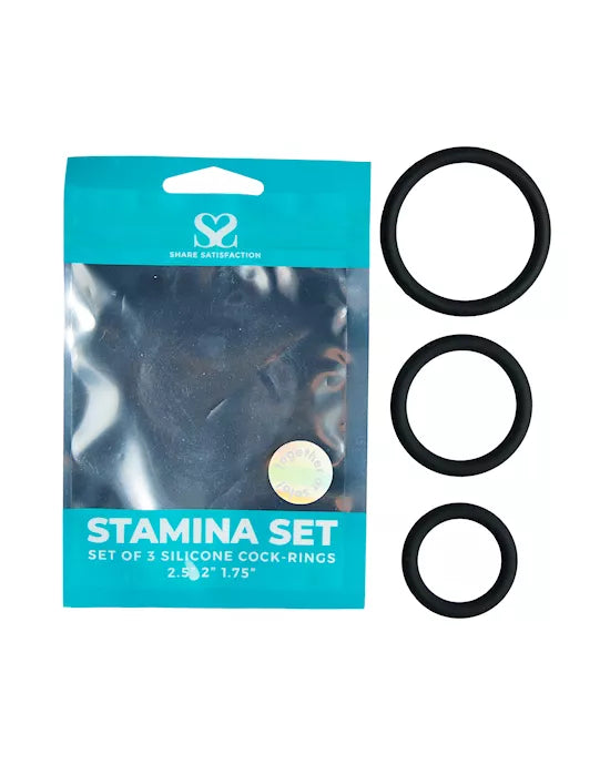 Share Satisfaction Stamina C-Ring Set