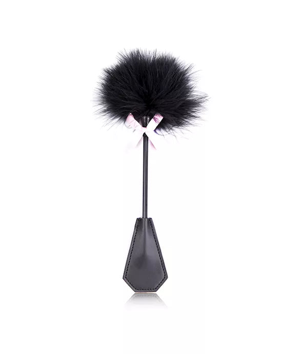 Pink Bow Feather Tickler and Paddle