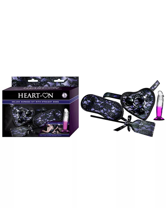 Heart-On Deluxe Harness Kit With Straight Dong