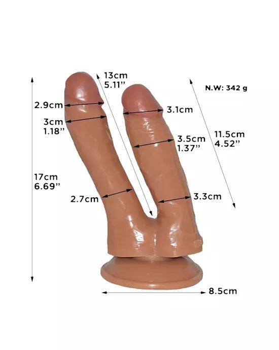 Crossed Swords Double Dildo