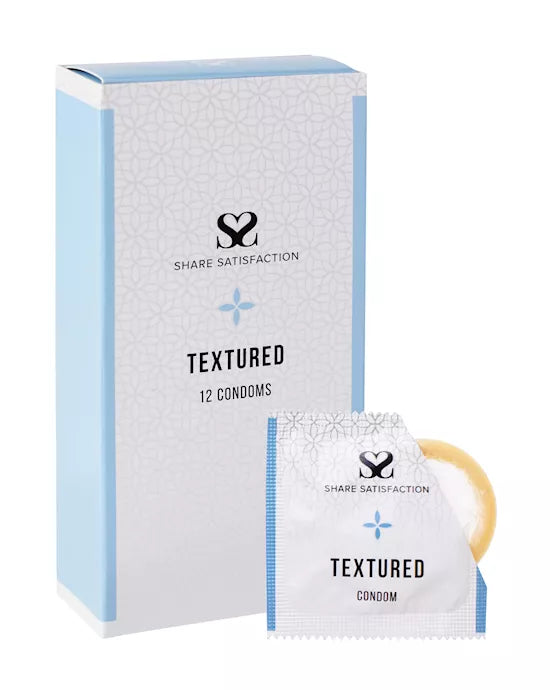 Share Satisfaction Textured Condoms - 12 Pack