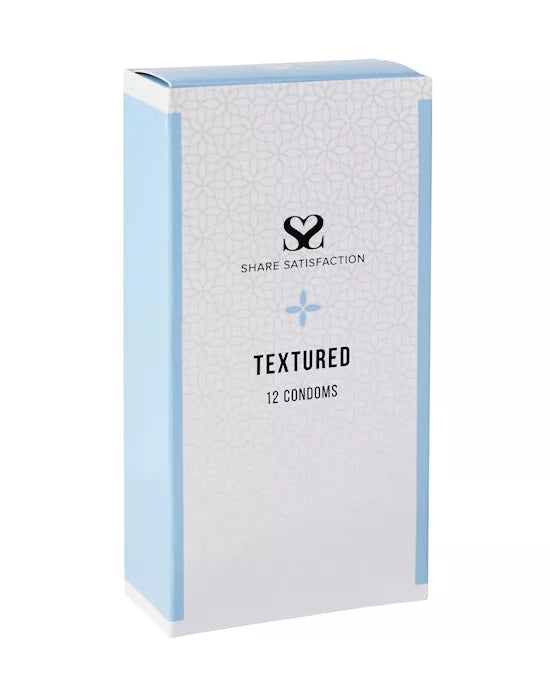 Share Satisfaction Textured Condoms - 12 Pack