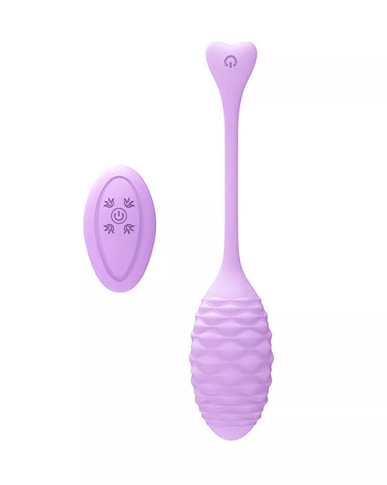 Purple Vibrating egg with remote control